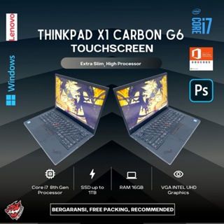 Lenovo Thinkpad X1 Carbon G6 Core i7 8650U RAM 16GB Touchscreen