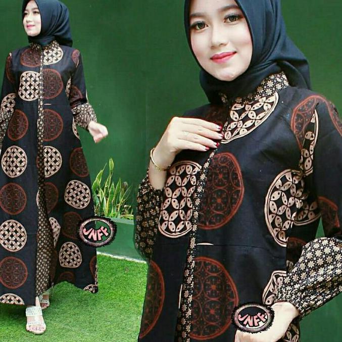 ✨SHOPEE MALL✨ BATIK WANITA CARDI | BAJU GAMIS BATIK ORIGINAL PEKALONGAN murah