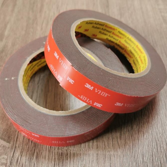 

Double tape 3 M VHB perekat original 24mm x 4,5m - Dobel tip merah jin06