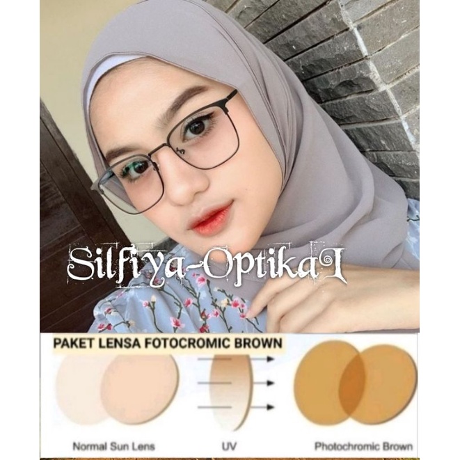 Kacamata Paket Lensa Photobrown ✓ Kacamata Normal Minus cylinder ✓ Kacamata Fashion ✓ Kacamata Terbaru 1157