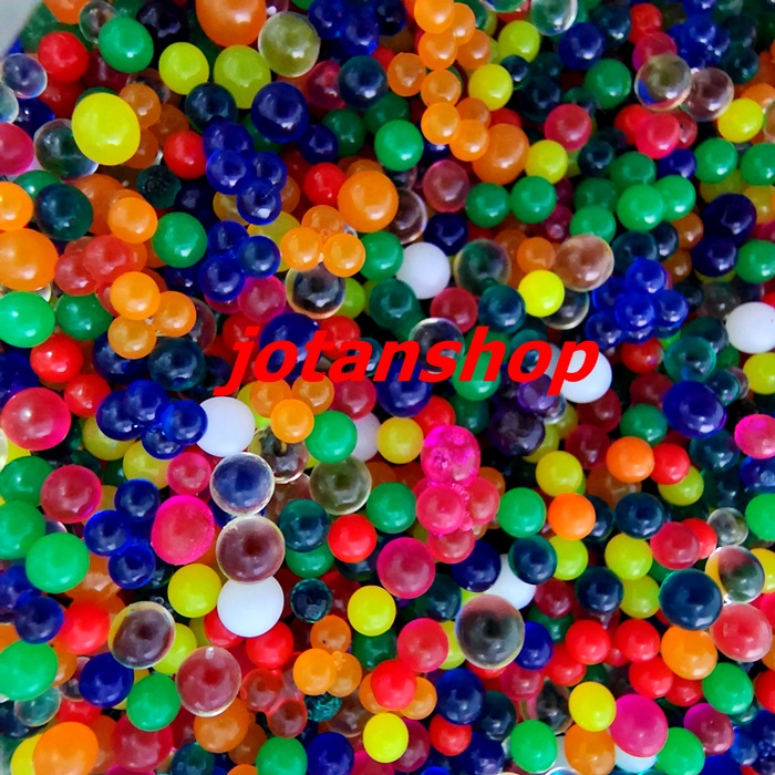 MAINAN WATERBEAD WATER BEADS WATERBEADS BOLA RENDAM JELLY HYDROGEL TRANSPARAN MEDIA TANAM HIDROPONIK HIDROGEL BENING