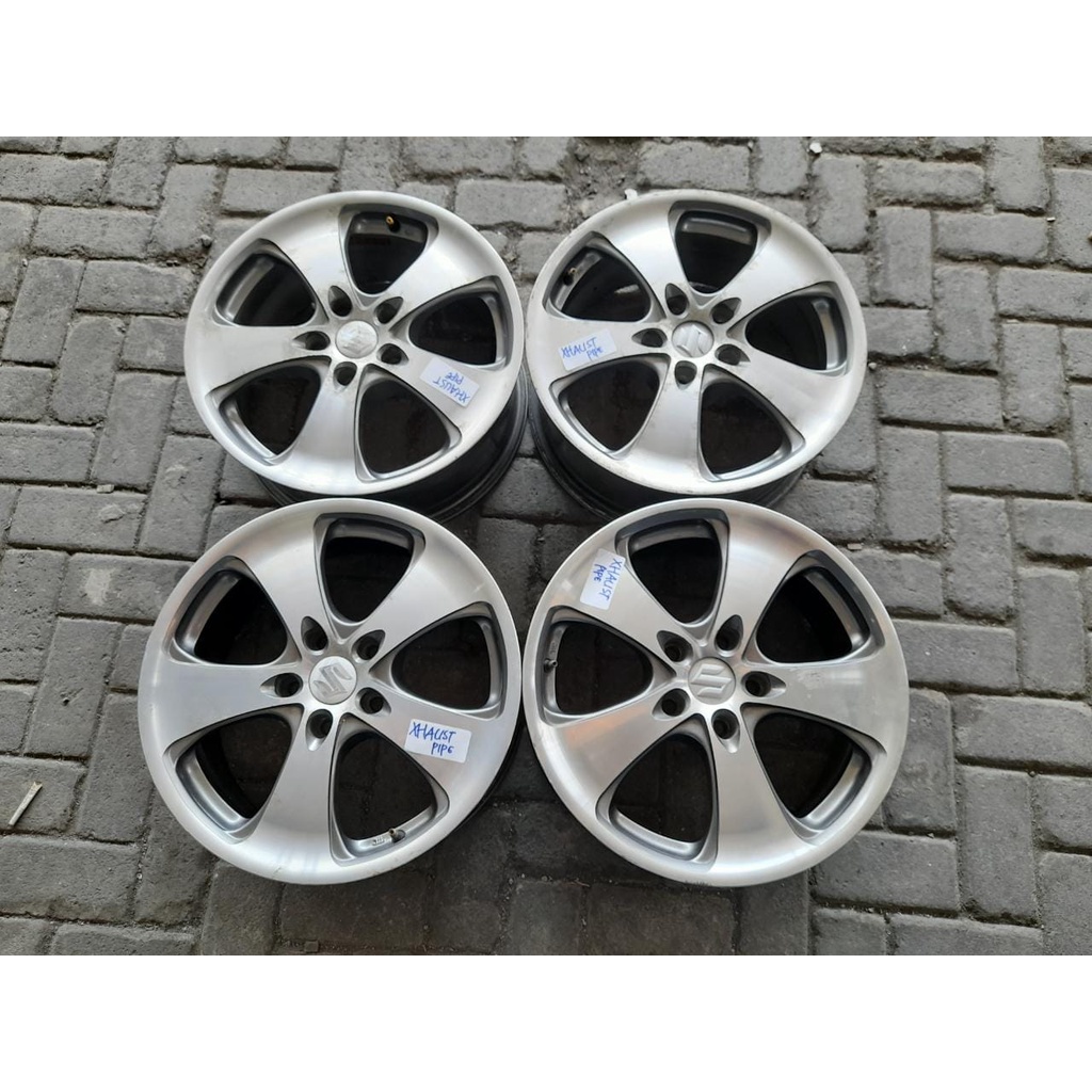 velg mobil bekas ori apv luxury ring 17 pcd 5x114 cocok apv, luxio, granmax, ertiga, xtrail