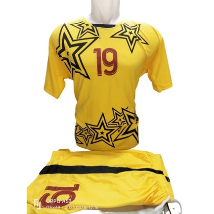 Baju stelan olahraga tim sepak bola lapangan isi 18 pasang all size