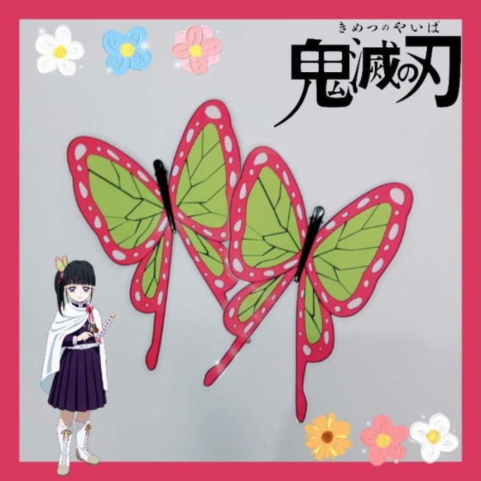 El4026 Jepit Kanao Tsuyuri - Kanao Tsuyuri Hairclip Cosplay Terbaru 072