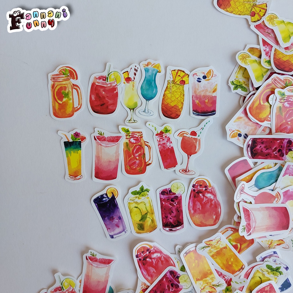 

Stiker cutting variasi fresh drinks | stiker satuan | sticker eastetik | stiker cute