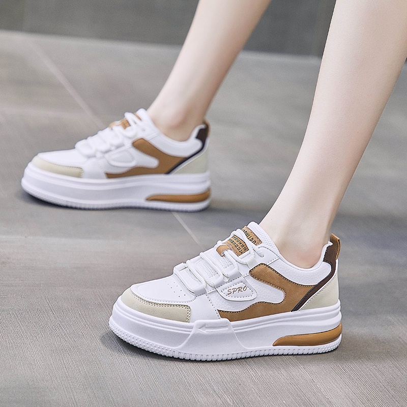 DENDEN.ID Sepatu Sneaker Putih Wanita Fashion Korea Sepatu Casual Import 1050