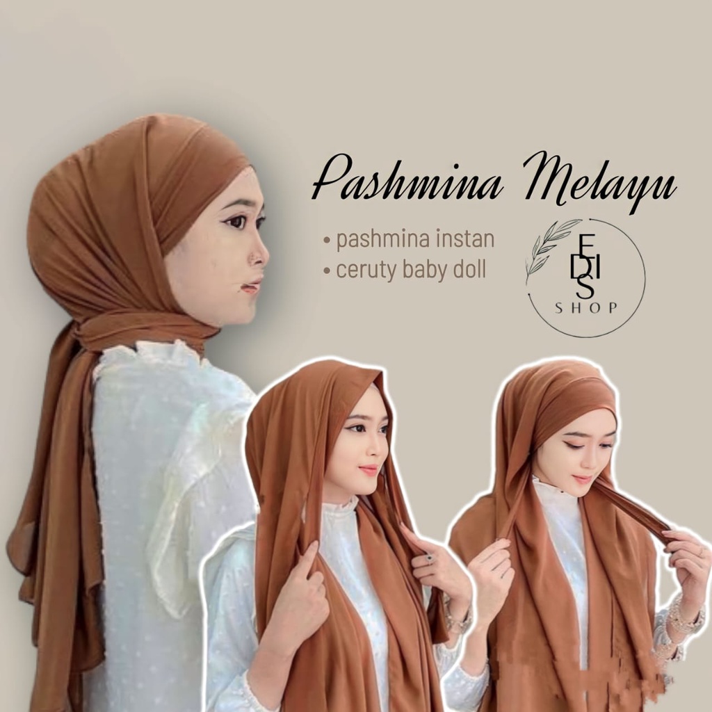 PASHMINA INSTAN  PREMIUM/PASHMINA MELAYU/PASMINA MELAYU/PASHMINA INNER/PASMINA INSTAN/HIJAB INSTAN/PASMINA MALAYU/JILBAB MELAYU/JILBAB INSTAN MELAYU/HIJAB INSTAN