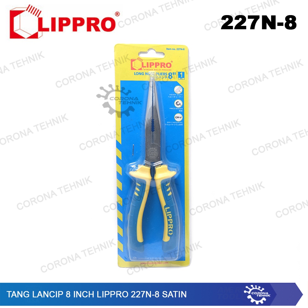 Tang Lancip 8 Inch Lippro 227N-8 Satin Tang Lancip 8 Inch