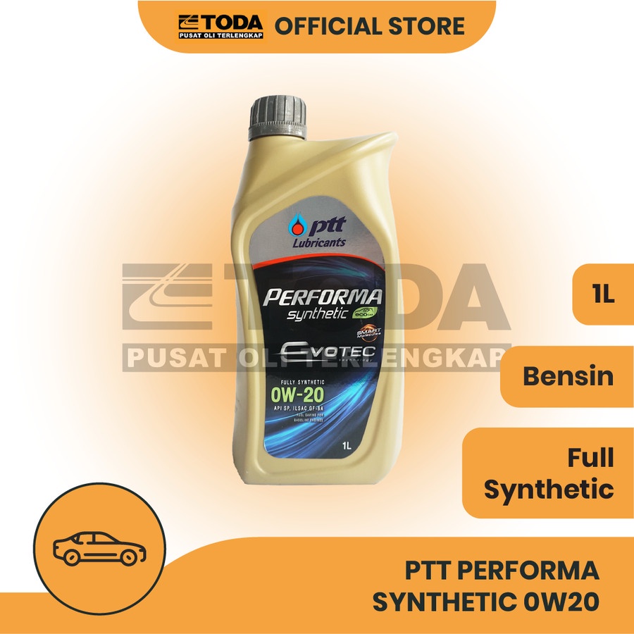 Oli Mesin PTT Performa Synthetic Eco 0W-20 Original
