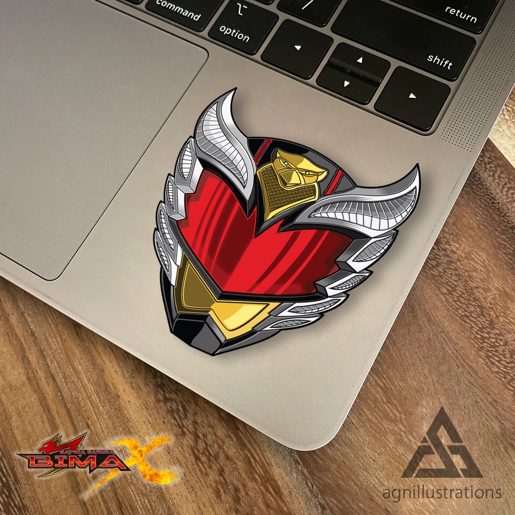 

[EKSLUSIF] Sticker Satria Garuda Bima (8cm x 6cm) Holofoil Vinyl