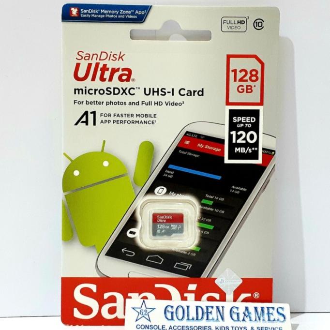 SanDisk Ultra MicroSD 128GB A1 100MB/s Class 10 Original HOT SALE