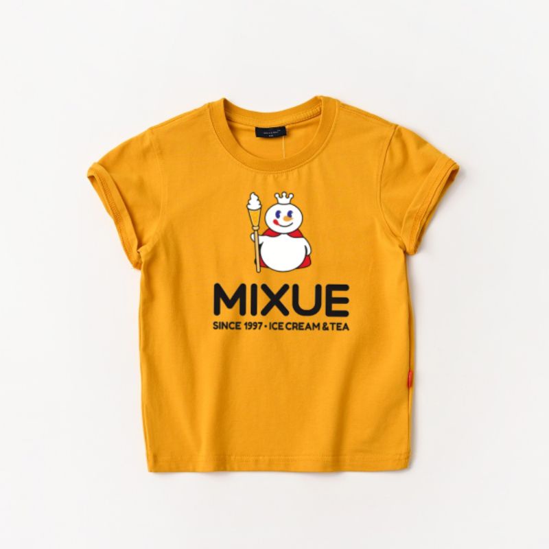 [Dunia.Oblong] Kaos Anak Unisex Cowok/Cewek Mixue Besar Baju Anak Digital Print Untuk Anak Usia 2-10 Tahun