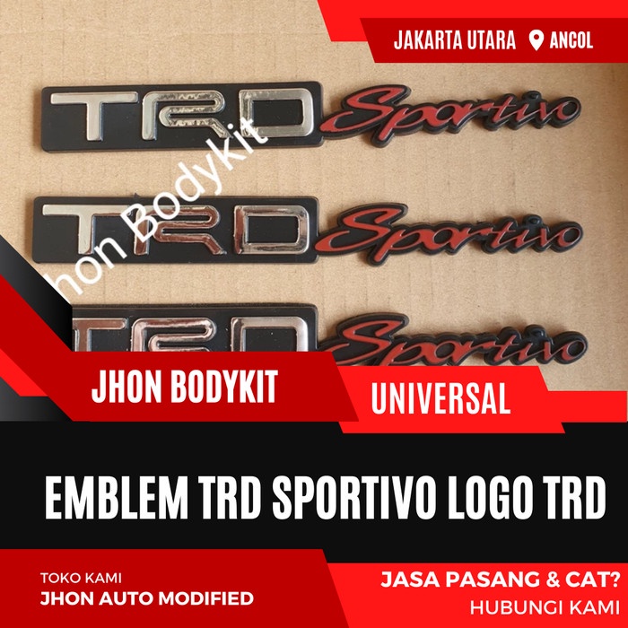 EMBLEM TRD SPORTIVO LOGO TRD SPORTIVO EMBLEM LOGO TRD