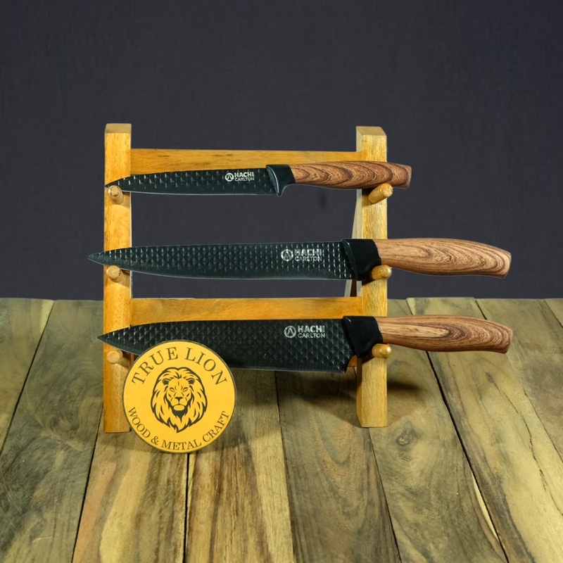 TEMPAT PISAU KAYU/STAND PISAU DAPUR/TEMPAT PISAU AESTHETIC