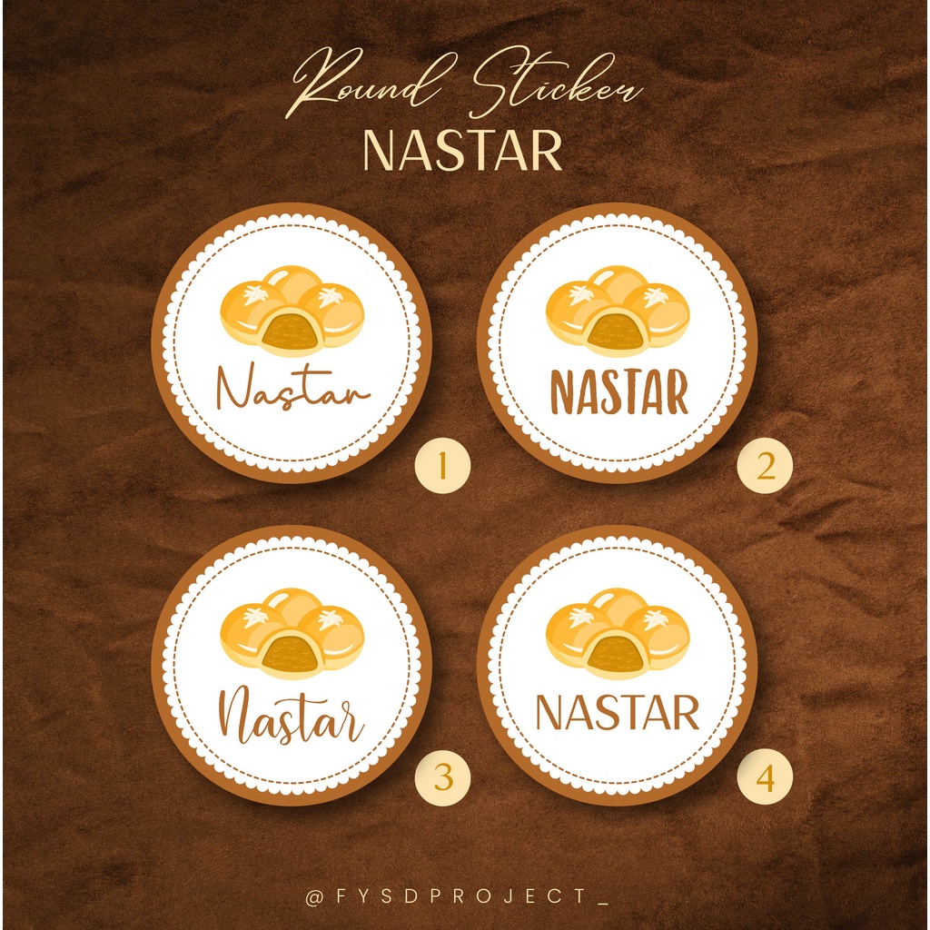 

STIKER NASTAR/STIKER KUE LEBARAN/STIKER EID COOKIES