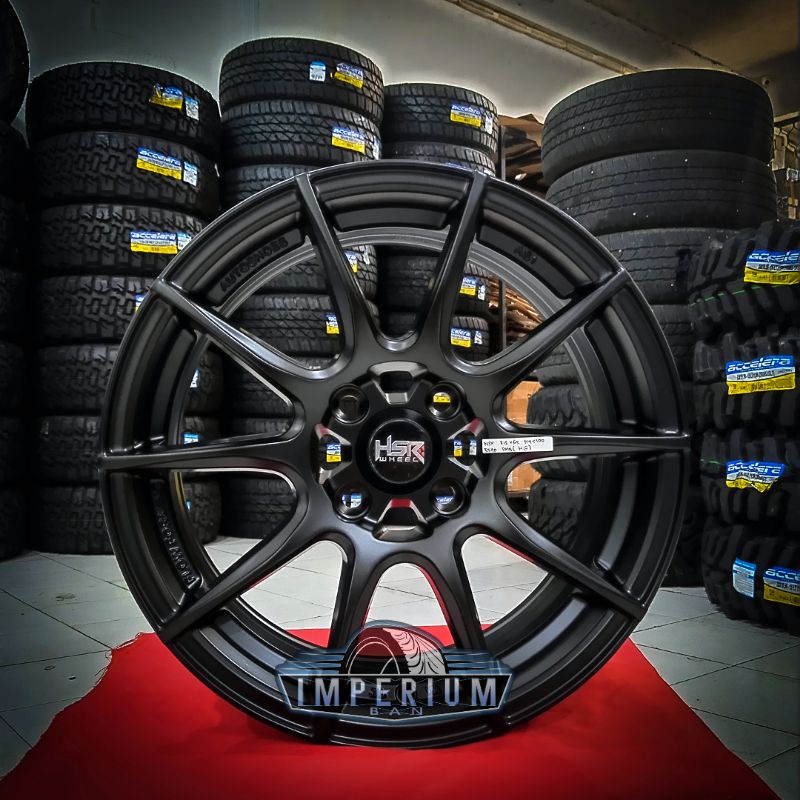 Velg Racing Hsr Nsx Pelek Terlaris Brio Agya Calya Sigra Jazz dll Hsr Nsx Ring 15