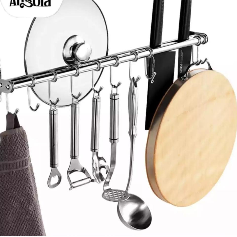 ➬ Rak Dapur / Rak Dinding Gantung Alumunium Stainles/ gantungan peralatan dapur/rak gantung/ RAK ۩