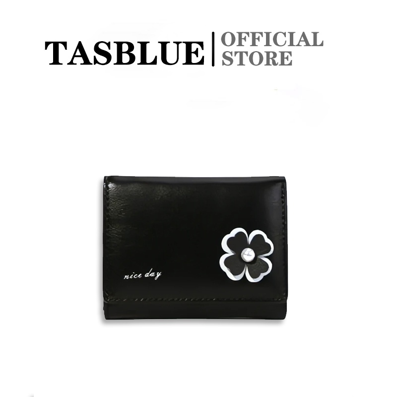 TASBLUE Dompet Pola Bunga Fashion Wanita lucu Dompet Wanita Impor D231 Dompet Lipat Super Premium Termurah Dompet Karakter lucu Termurah Dompet Lipat Mini