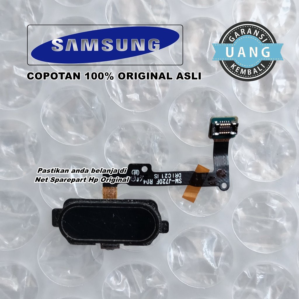 FLEXIBLE TOMBOL HOME FINGER PRINT SAMSUNG J7 DUO J720 J720F ORIGINAL COPOTAN