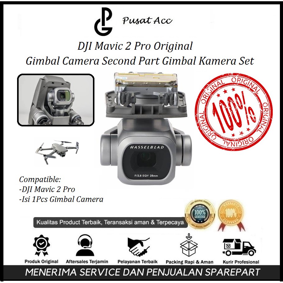 DJI Mavic 2 Pro Gimbal Camera Original for Mavic 2 Pro Gimbal Kamera Second Fullset