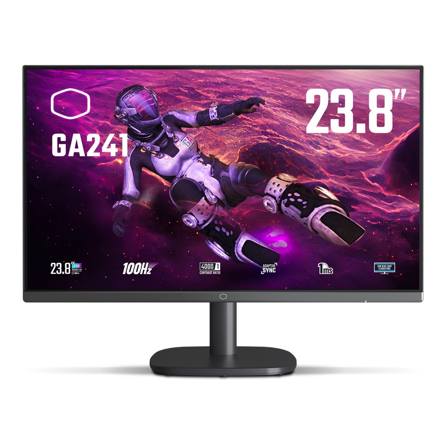 Monitor Cooler Master GA241 24&quot; VA 100Hz 1ms sRGB 99% Adaptive Sync