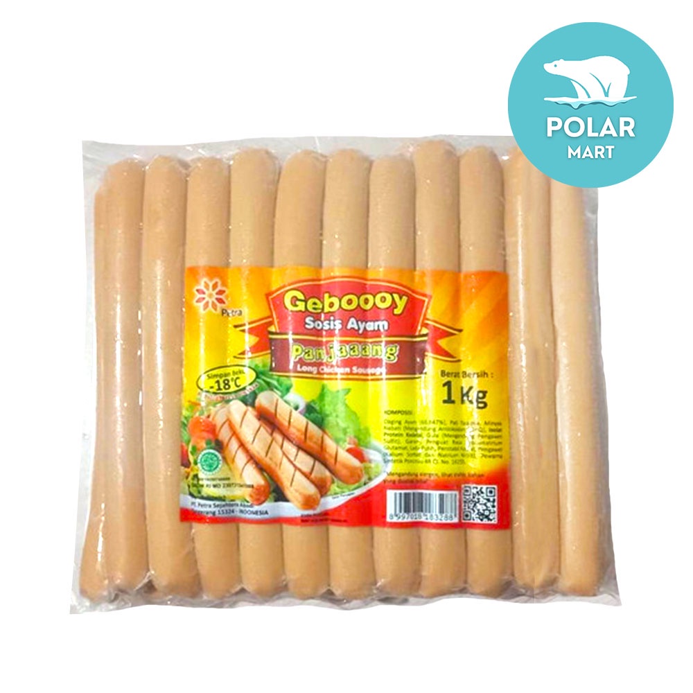 

Geboooyku Sosis Ayam Panjang Long Chicken Sausage 1 Kg (FROZEN FOOD BANDUNG)