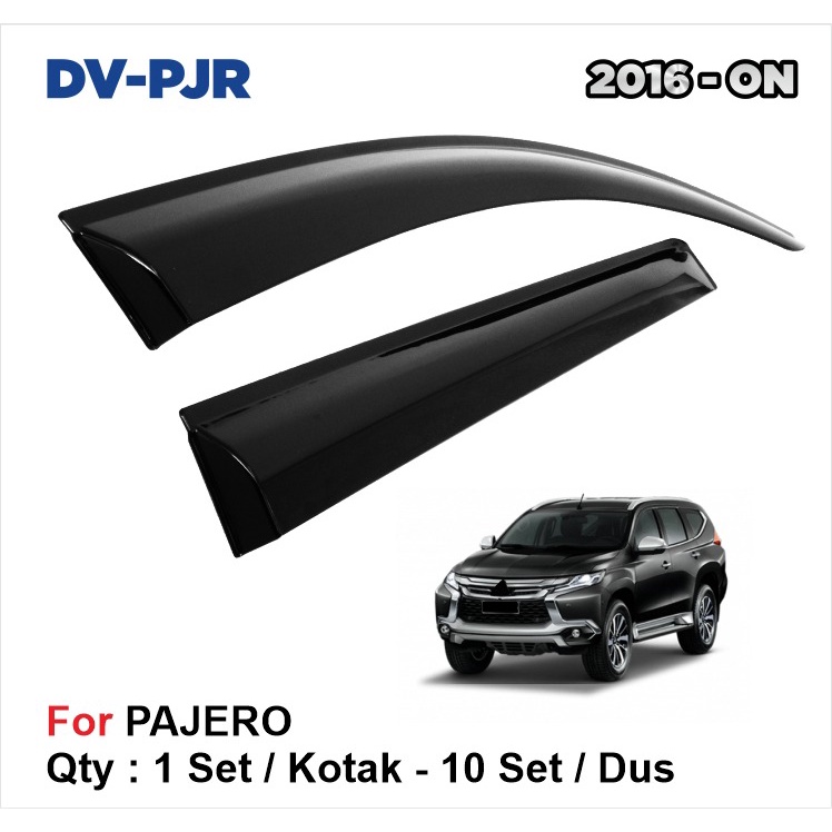 TALANG AIR / DOOR VISOR PAJERO – INJECTION HIGH QUALITY