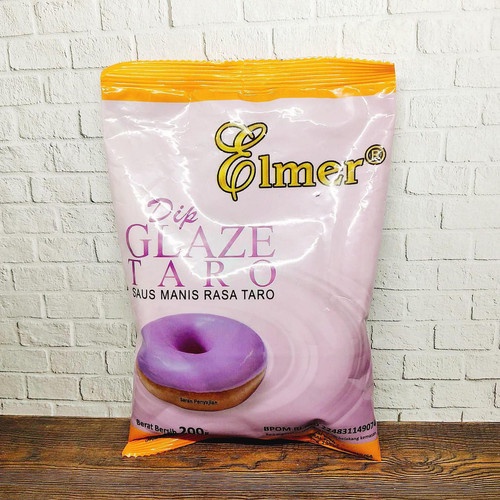 

Elmer Dip Glaze Taro Kemasan 200 gr