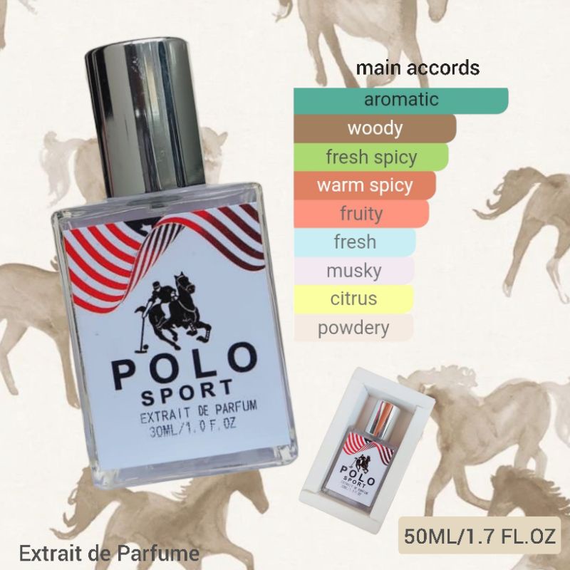 PARFUM PRIA DAN WANITA TAHAN LAMA EDT DAN EXTRAIT POLO SPORT 30ML DAN 50ML