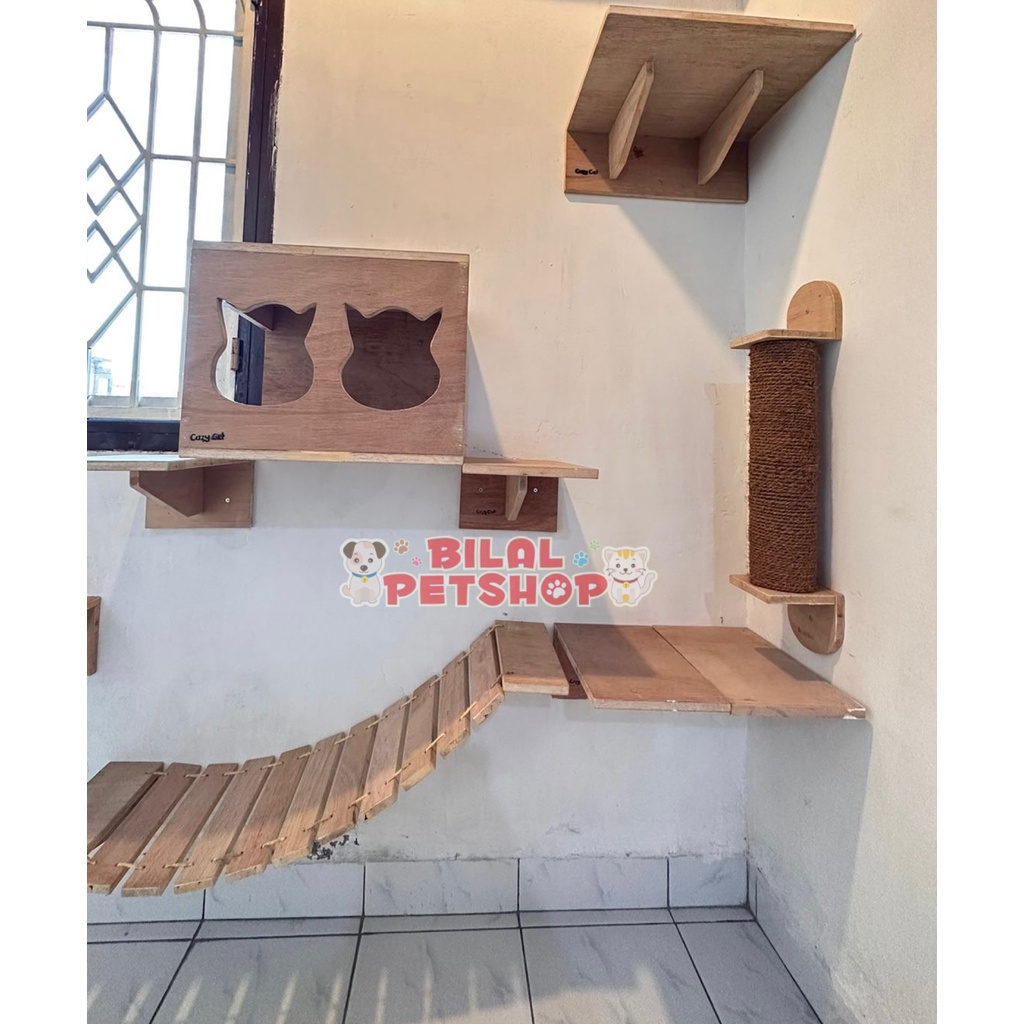 COZY Cat SET B Playground/Rumah Kucing/Cat House
