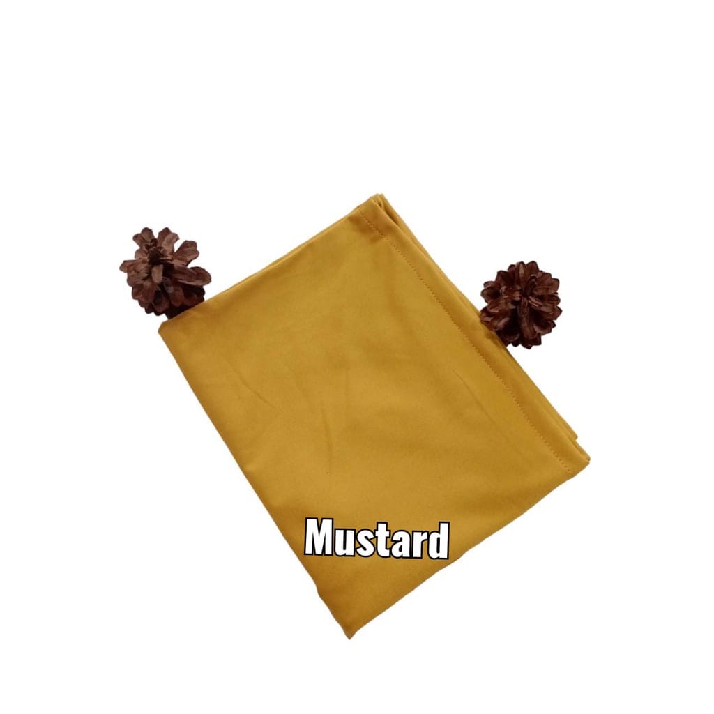 Hijab Instan jersey segitiga|| Jilbab segitiga jersey instan-mustard