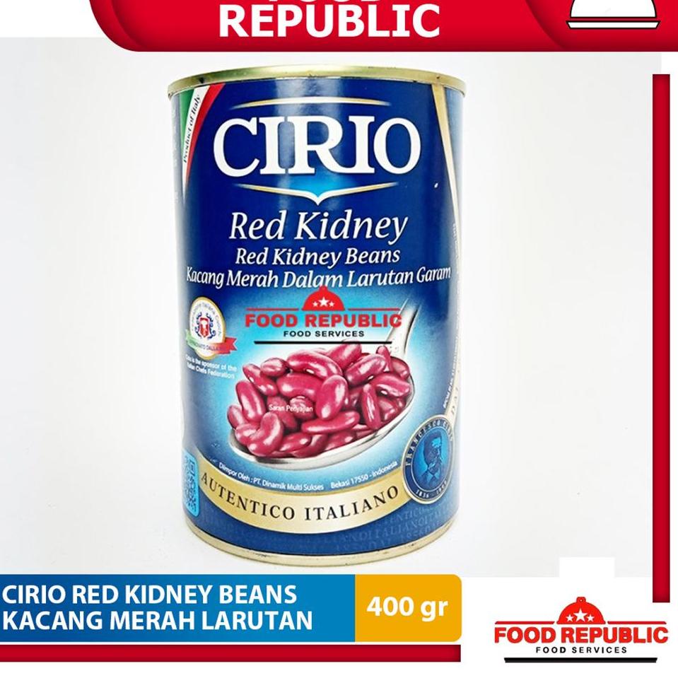 

Terbaru 3.3 CIRIO RED KIDNEY BEANS 400 GR KACANG MERAH DALAM LARUTAN GARAM KALENG