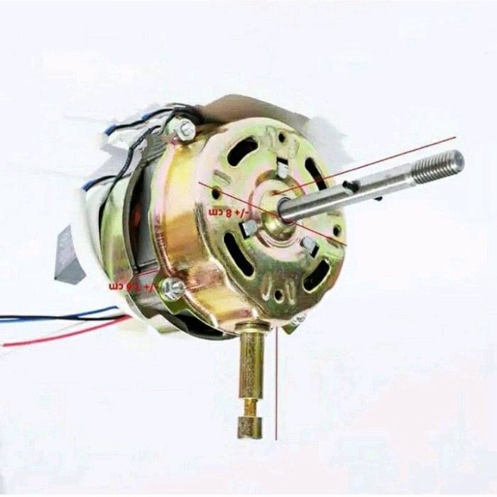 DINAMO / MESIN KIPAS ANGIN MIYAKO KAW-1662 WALL FAN KIPAS ANGIN DINDI