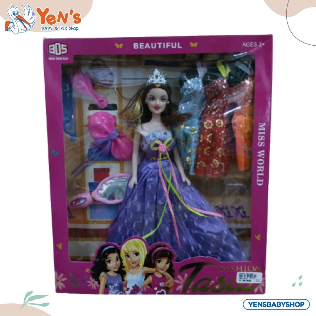 Mainan Anak Perempuan Boneka Tasia Fashion Miss World