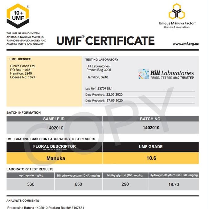 

MADU TERBARU MADU MANUKA MOTHER HONEY EARTH UMF 10+ 250 GR TERLARIS EL09I09A82L