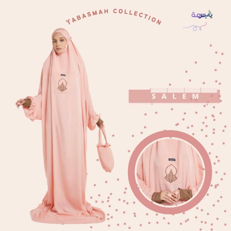 Mukena Basmah / Mukena Yabasmah / Mukena Terusan / Mukena Terompah / Mukena Polos