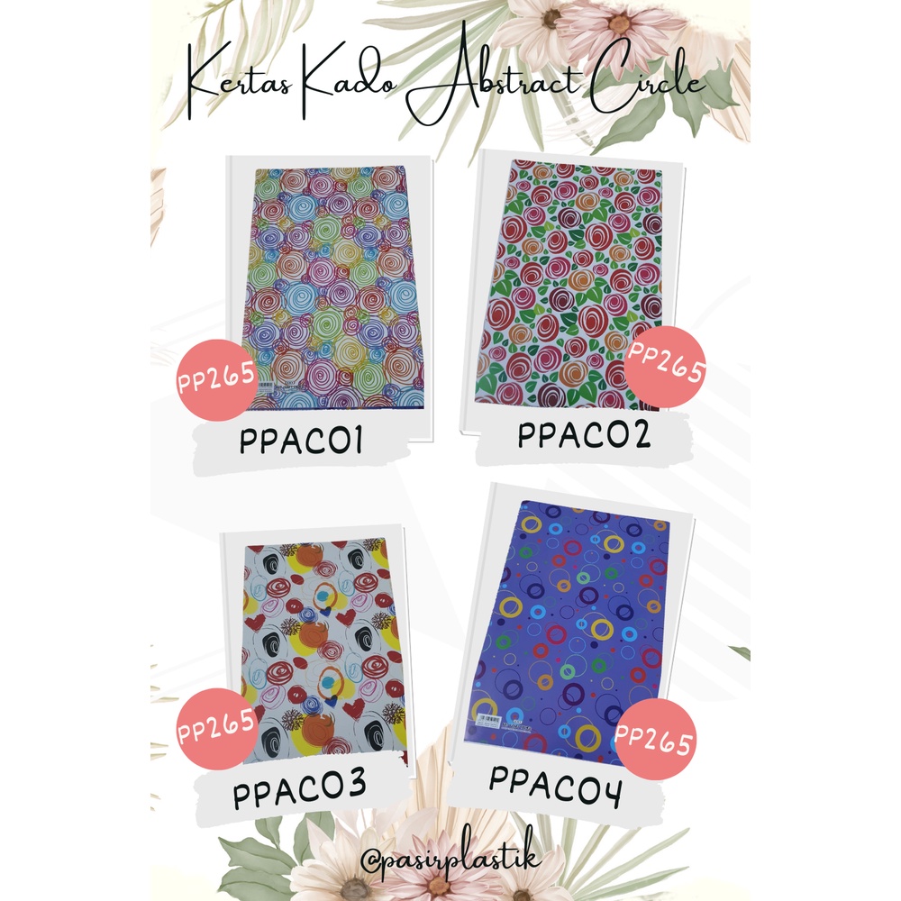 

Kiky Kertas Kado Isi 10 Lembar Sampul Motif