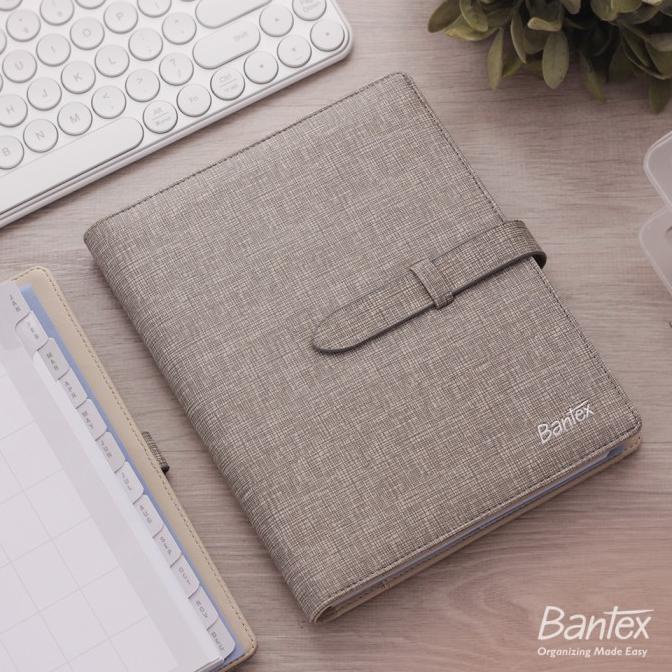 

Buku Agenda Planner Cover Kulit Beige Leather Diary Bantex - 7492 13