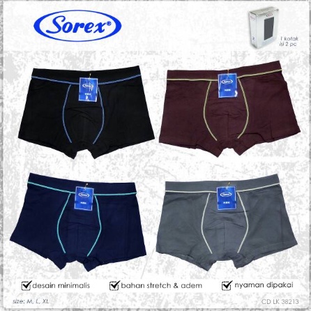 Boxer Pria Sorex 38213 | SOREX MAN | CD pria 38213 Size M