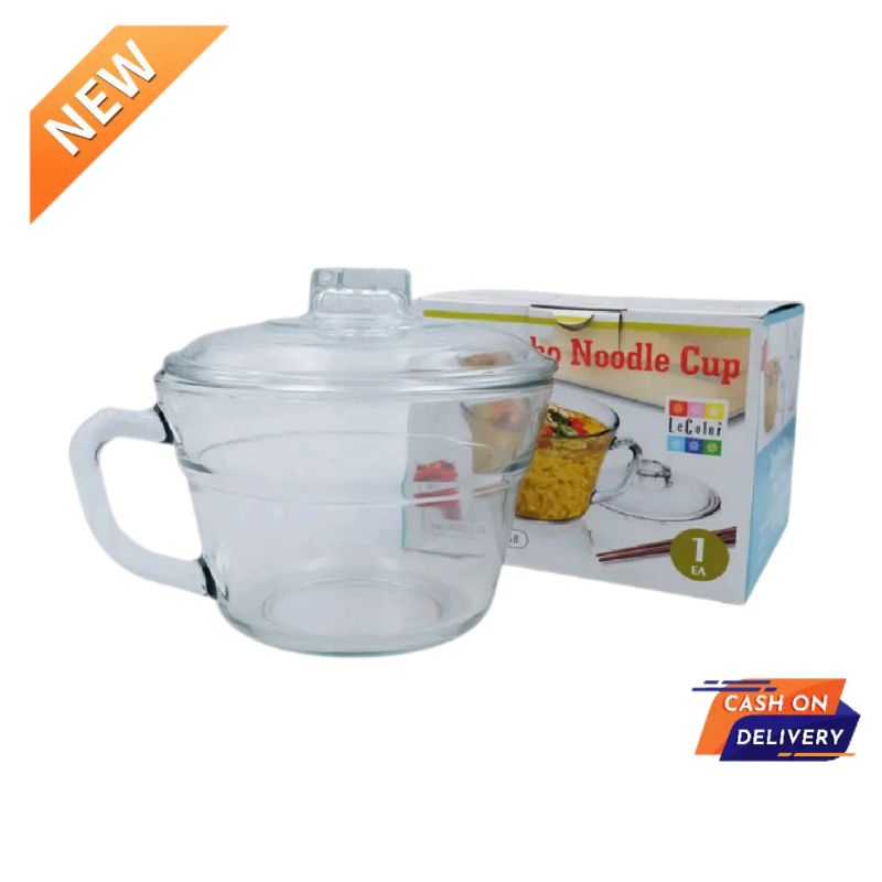 Jumbo Noodle Cup/Gelas Mangkuk Kaca Mie dan Sup