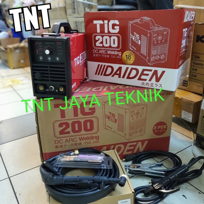 Mesin Las Argon Daiden Tig 200 Pulse / Trafo Las Argon Daiden Tigi 200