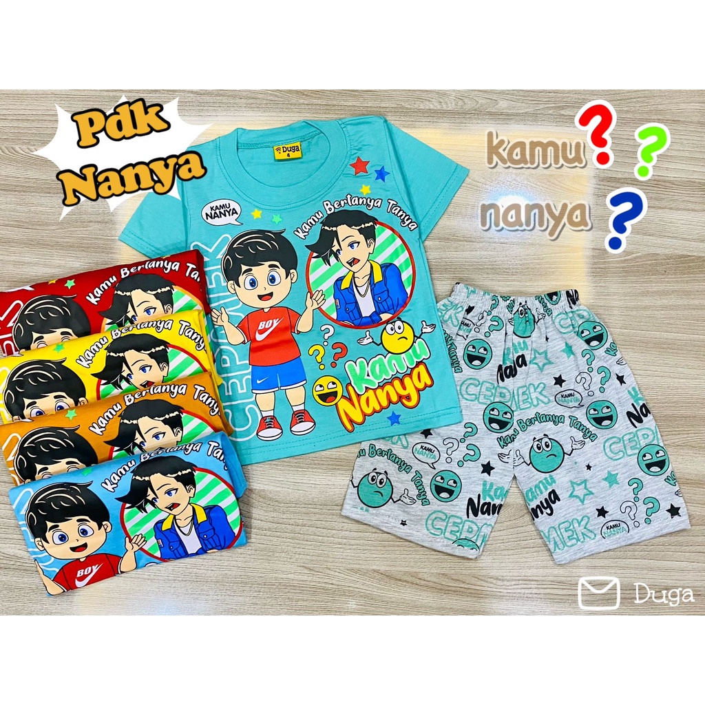 Setelan Viral Tiktok Kamu Nanya Alif Cepmek Terbaru Baju Anak Laki-laki Kekinian Bayar Di Tempat COD