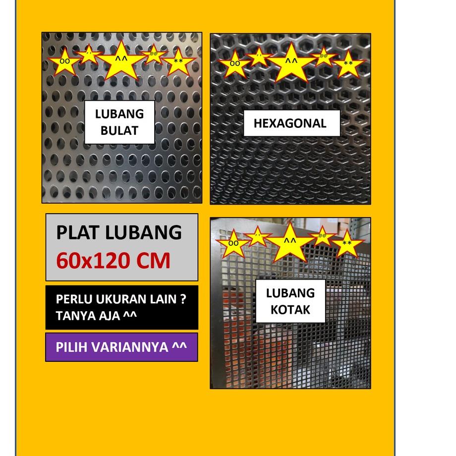 ♦ Plat  - Plat Besi Ram Speaker -  Ram Grill Plat Lubang ▲