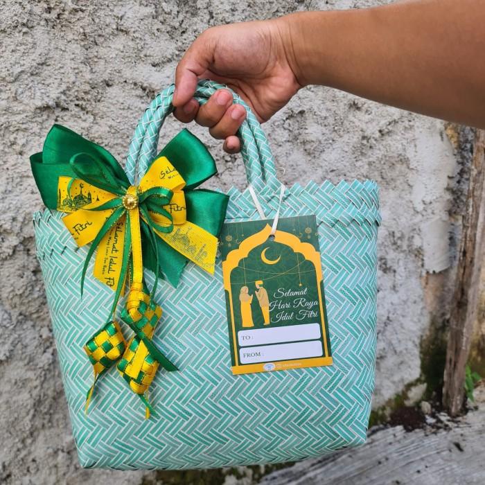 

Tas Anyam Plastik Small - Tas Hampers Idul Fitri 097