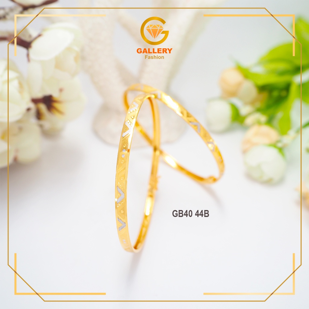 GELANG KERONCONG BANGKOK DEWASA EMAS ASLI KADAR 300/6KARAT (6K) DAN 375/8KARAT (8K) KODE GB4044B DEN