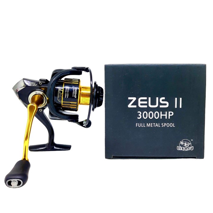 Reel Pancing LIZARD ZEUS HP II 1000-3000 13+1 BB SPOOL METAL POWER ORIGINAL