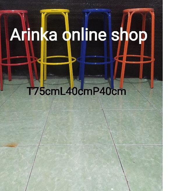 ☃ Kursi Tinggi 75cm kursi bar kursi Conter kursi bakso 75cm ➴