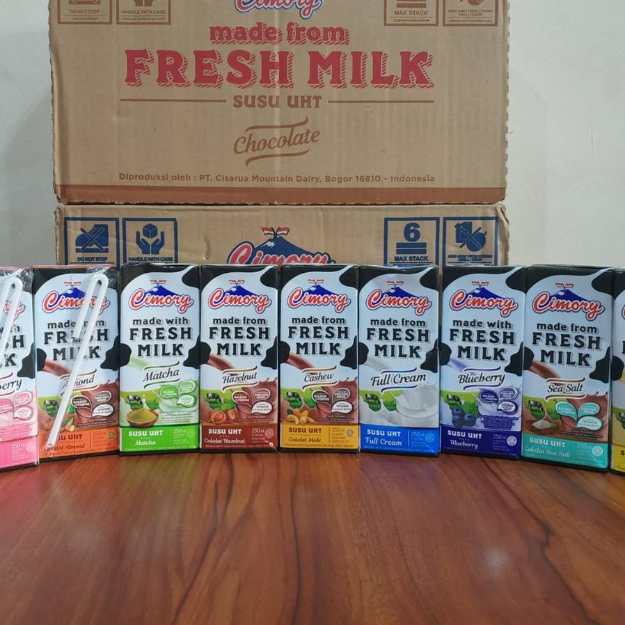 

♂ CIMORY Susu UHT m/w Fresh Milk 250ml (1 karton) ♧