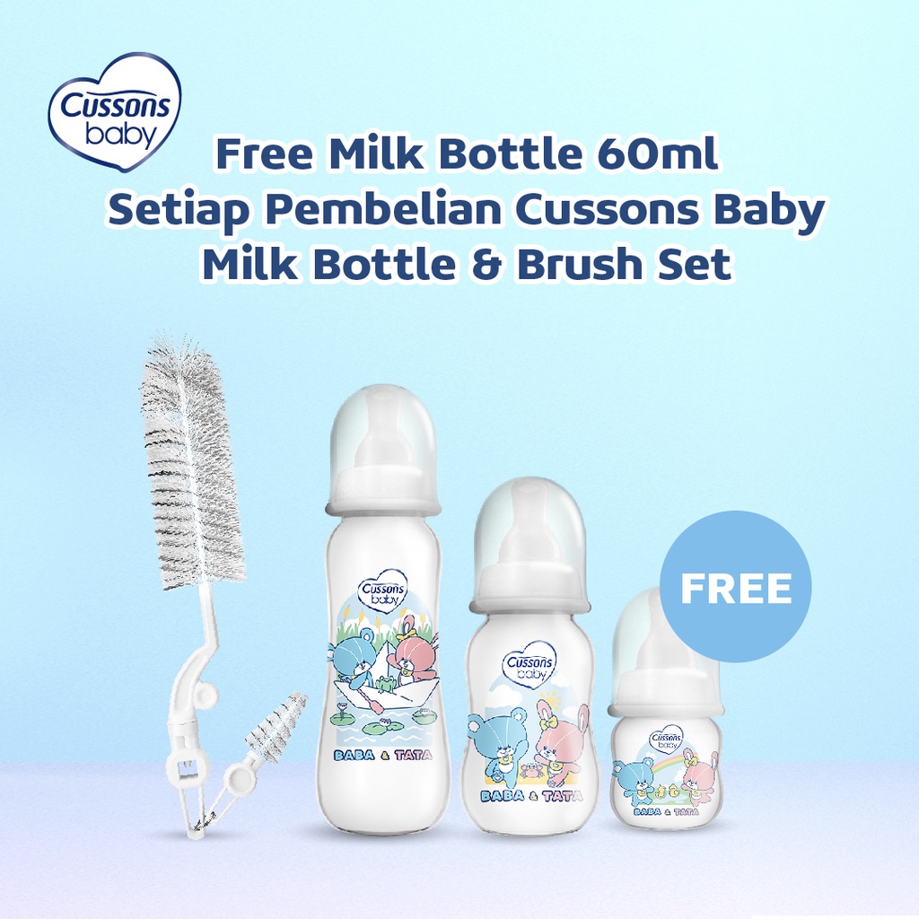 [BPOM]  Cussons Baby Milk Bottle REGULER PP Anti Colic 250ml / Cusson Botol Susu Bayi / MY MOM