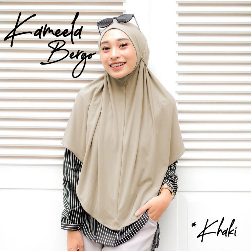 hijab instant bergo syari khimar non pad jersey adem menutup dada